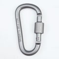 Miniatyrbillede 1 af 7: 4 stk. Heavy Duty Spring Snap Hook Lille Bjergbestigning Spænde D-ringe Klips Hæklet Klatring Karabiner Nøglering Klips Aluminium Legering Klatring (7,5 * 4 cm)