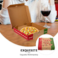 Miniatyrbild 3 av 4: 10 st Pizzaförpackningsfodral Livsmedelskvalitet Papperspizzalåda 8in Pizzatavlåda