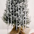 Miniatyrbild 3 av 3: 24 st plastjulkristaller, julgransprydnader, kristalljulkulor, transparenta, 13*1cm