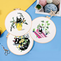 Miniatyrbild 2 av 5: Handbroderikit för nybörjare, 30-pack korsstygnskit broderikit för vuxna broderistartkit