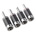 Miniatyrbilde 3 av 4: 8 stk bananplugger Hi-end Hifi Diy karbonfiber kobberbelagt rhodium elektrisk lydkontakt banan C