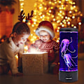 Miniatyrbild 3 av 5: LED-simulerad manet lava lampa USB färgglad sovrum nattlampa atmosfärisk nattlampa födelsedagspresent rum prydnadsbelysning