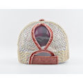 Miniatyrbillede 4 af 5: Ponytail Vasket Mesh Hat Gør Gammel Hat Kvinder Flet Hat Let Version Flerfarvet Flet Hul Baseball Cap