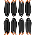 Miniatyrbild 1 av 4: (4 par apelsin) Dji Mavic Air 2/mavic Air 2s Uav Prop Lågbruspropeller Snabbfrigöringspropeller Tillbehör Blad Färgad Uav Propellerblad