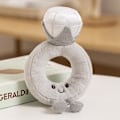 Miniatyrbillede 1 af 4: Gaveserie, Diamantring, Dukke, Frieri, Sjov Fødselsdagskage, Plyslegetøj Til Kæreste På Valentinsdag（Som Vist På Billedet，Ring 17cm 0,06kg）