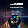 Miniatyrbild 2 av 5: Bluetooth-väckarklocka Audio Trådlös Bluetooth-högtalare Bärbar Mini Dubbel Alarm