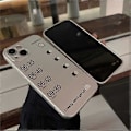 Miniatyrbild 5 av 5: Kreativ Matt Plätering Alarm Sida Fodral Kompatibel med iPhone 13 / iPhone 13 Pro/iPhone 13 Pro Max, Rolig Design Telefonfodral för Pojkar (Matt, iPho