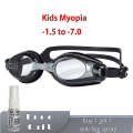 Miniatyrbild 2 av 5: Simglasögon för barn med recept för närsynthet, för pojkar och flickor i åldrarna 4-14 (ungefär) med anti-imspray, simglasögon