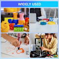 Miniatyrbillede 5 af 7: 3D Pen PCL Filament Efterfyldninger 3D Print Pen Filament 1,75 mm Blandet Farve Dimensionel Passer De fleste 3D Print Penne 5 Meter (20 Bundter, tilfældig farve)
