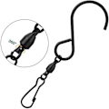 Miniatyrbild 4 av 5: Swivel Hook Clips, 10-pack roterande rostfria S-krokar Swivel Hooks Clips