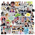 Miniatyrbillede 1 af 5: The Office Stickers (50 stk.) Meme Stickers 4-pak
