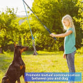 Pikkukuva 5 / 5: Wabjtam Koiran flirttailu lelu, interaktiivinen flirttailu sauva, koiran vetosotiin ja ulkotreeneihin, kiinnitetty syöttilelu, pureskelunaruilla jahtaamiseen