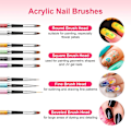 Miniatyrbild 2 av 5: Nagelpenna Set Pen Makeup Brush Set med 10 Borstar Makeup