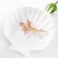 Pikkukuva 5 / 5: Ainutlaatuinen kukka rintaneula naisille - Elegantti kukka rintaneula ikuinen orkidea