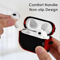 Miniatyrbild 3 av 5: Skydd för AirPods 3-fodral, Stötsäkert AirPod Gen 3-fodral iPod 3 Hörlurar Hårdt Skal för Män Kvinnor Kompatibelt med Apple Air Pod 3:e Generationen Cha
