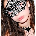 Miniatyrbild 5 av 5: Lady Of Luck Maskeraddräkter, Venetianska Masker, Metall Maskeraddräkt Kvinnor Laser Skuren Fest Mask (Svart Maskeraddräkt För Kvinnor) luolv