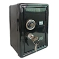 Miniatyrbillede 1 af 5: Sikker boks arrangør jern skrivebord dekorativ boks bank metal mini skab penge opbevaringsboks opbevaringsboks F