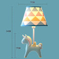 Miniatyrbilde 3 av 4: 2024, LED-bordlampe Enhjørning nattbordslampe Moderne nattlys Soveromslampe