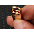 Miniatyrbild 4 av 4: 8 st dragkedjor reparation dragkedjor - ersättning dragkedjor flikar guld