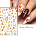 Miniatyrbild 4 av 5: Höstnageldekaler för nagelkonst Lönnlöv Nagelkonst Dekaler Dekaler Thanksgiving Nagelkonst Tillbehör 9 st Lönnlöv Pumpa Solros Höst Nagelkonst D