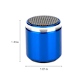 Miniatyrbild 3 av 5: 5.0 Version Bluetooth-högtalare Utomhus Mini-högtalare Bärbar Metall Present Batterikapacitet 500mah Trådlös Bluetooth