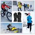 Miniatyrbilde 7 av 7: 1 Par Ladbare Oppvarmede Hansker Termisk Berøringsskjerm Elektrisk Oppvarming Ski Motorsykkel Varme Hansker for Sykling (A1)