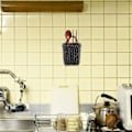 Miniatyrbild 3 av 3: Väggkorg Dörr Bakhängande Korg Kök Badrum Väggförvaring Korg