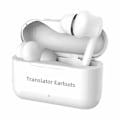 Miniatyrbillede 1 af 5: M6 Oversættelseshovedtelefoner 127 Sprog Øjeblikkelig Oversæt Smart Stemmeoversætter Trådløs Bluetooth（Hvid）