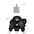 Miniatyrbillede 2 af 5: 5/8 til 1/4 adapter hun til han mikrofon skrue adapter mikrofon stativ adapter