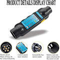 Miniatyrbilde 3 av 5: Tilhenger Tester 7 Pin 12v Tilhenger Plugg Socket Tilhenger Lys Krets Tester Bil Motstand Tilhenger Plugg Kontakt Opptaker Ledninger Diagnostisk Verktøy Svart