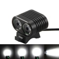 Miniatyrbilde 5 av 5: 8000 lumen Xm L2 LED sykkellys foran sykkel frontlykt hodelykt svart (1 stk)