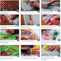 Miniatyrbild 2 av 5: Diamond Pack Diamantmålning Tillbehör, Verktygsset, Vit, One Size