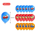 Pikkukuva 4 / 5: Hot Wheels syntymäpäiväjuhlan koristeet Banner Balloon Cake Topper Set