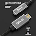 Miniatyrbillede 2 af 5: Qgeem Hdmi Single Til Mini Dp Konverter Adapter Kabel Uhd 4k@30hz Stik