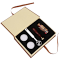 Miniatyrbild 1 av 3: 1 set retro sigill vaxstämpel med trähandtag kreativ DIY sigillstämpel sigill med presentask (kaffe)