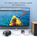 Miniatyrbilde 5 av 5: Optisk til RCA-konverter Lydkonverter Digital til Analog Lyd Koaksial til RCA-adapter 3,5 mm Aux W