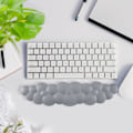 Miniatyrbild 4 av 5: Tangentbordsmoln Handledsstöd, Mjukt Bekvämt Sött Tangentbords handledsstöd Halkfritt Ergonomiskt Stöd Moln Skrivbord Handledsstöd & Memory Foam (grå)