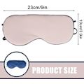 Miniatyrbild 5 av 5: Dubbelsidig Sömnmask Varm & Kyl, Supersoft Ögonmasker med Justerbar Rem, Ljussäker Sovbind för Sömn, Tryckfri Ögonskydd för Kvinnor