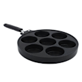 Miniatyrbild 2 av 5: Äggdumpling PoT non Stick Sjuhåls Stekt Äggkruka Tårta Form Röd Bönkaka Bakplåt