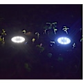 Miniatyrbilde 3 av 5: Nedgravde lys 10LED rustfritt stål solcelle underjordisk lys, utendørs plenlys, hage hagelys, 10LED positivt hvitt lys, underjordisk lys