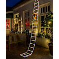 Miniatyrbilde 1 av 5: LED Julelys 2m Julepynt Stige Lys med Julenissen, Juledekorasjoner Lys for Innendørs Utendørs, Vindu (Flerfarget)