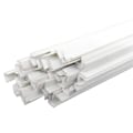 Miniatyrbillede 1 af 4: ABS Styren Plast L-formede retvinklede stænger - 20 stk., 2 x 2 x 250 mm