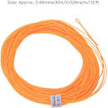 Miniatyrbild 2 av 5: Flugfiskespö Line,fiskespö Line, Nylon Float Med Svetsad Loop Motvikt Fiskeutrustning Tillbehör, Dubbel Färg 2 Svetsade Loopar Flugfiskespö Line Spole（orange）