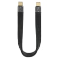 Miniatyrbild 1 av 5: Typ C-kabel 100W PD snabbladdning med 40 Gbps dataöverföring, 8K vid 60 Hz videoutgång och FPC-design
