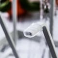 Miniatyrbilde 2 av 5: Smijern bærbar avløpskoppstativ flatt stål sekskantet koppstativ opp ned oppbevaringsstativ seks glass vannkkoppstativ