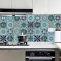Miniatyrbillede 2 af 4: 20 stk. Mosaik Fliser Dekorative Flise Stickers, Skræl og Sæt DIY Hjem Dekoration Backsplash Stempel Mønster 5,9 x 5,9 Tommer til Køkken & Badeværelse, Stue