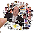 Miniatyrbillede 3 af 5: WABJTAM The Office klistermærker 50-pak - The Office klistermærker til bærbare computere, The Office bærbare klistermærker, sjove klistermærker til bærbare computere, computere, H