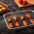 Miniatyrbilde 3 av 5: 1 stk kurv til ovn, rustfritt stål kurv, non-stick mesh kurv, brett trådkurv