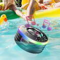 Miniatyrbild 5 av 5: 5.2 Adsorberbar RGB Badrum Bluetooth Audio HIFI Hög Ljudkvalitet 7 Nivåer Och Stöttålig Inbyggd FM