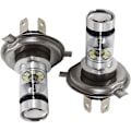 Miniatyrbilde 3 av 5: 100w Hvit LED Hovedlyspære H4 Pære Til Yamaha Yzf R6 1999-2002 Pære